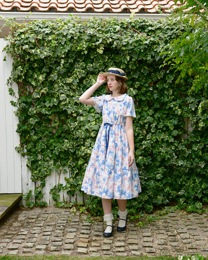 Ribbon Sketchロングワンピース(Ribbon Sketch long dress)【POP UP】