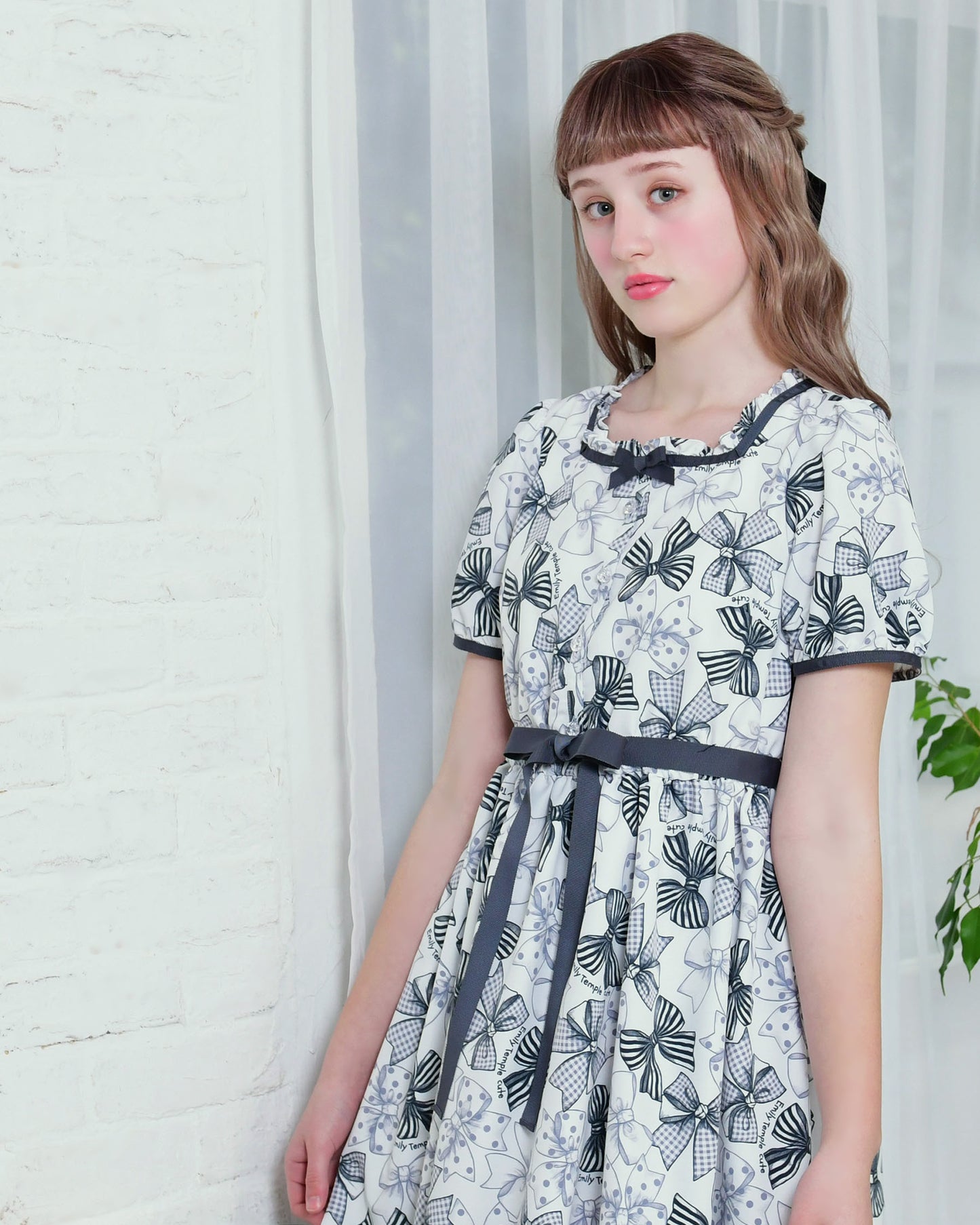 Ribbon Sketchワンピース(Ribbon Sketch dress)【POP UP】