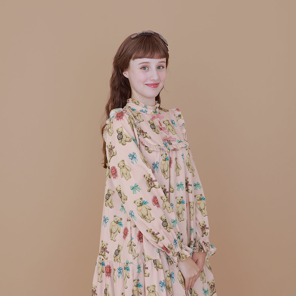 Classic Teddyロングワンピース (Classic Teddy long dress)