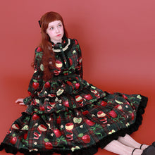 Load image into Gallery viewer, タータンRibbonAppleドレス(Tartan Ribbon Apple long dress)
