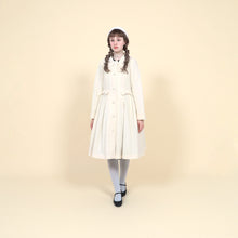 画像をギャラリービューアに読み込む, 【 2nd Reservation 】リボンカラーロングコート(Ribbon collar long coat)
