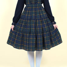 画像をギャラリービューアに読み込む, Preppy Tartanサロペットワンピース(Preppy Tartan Salopette dress)
