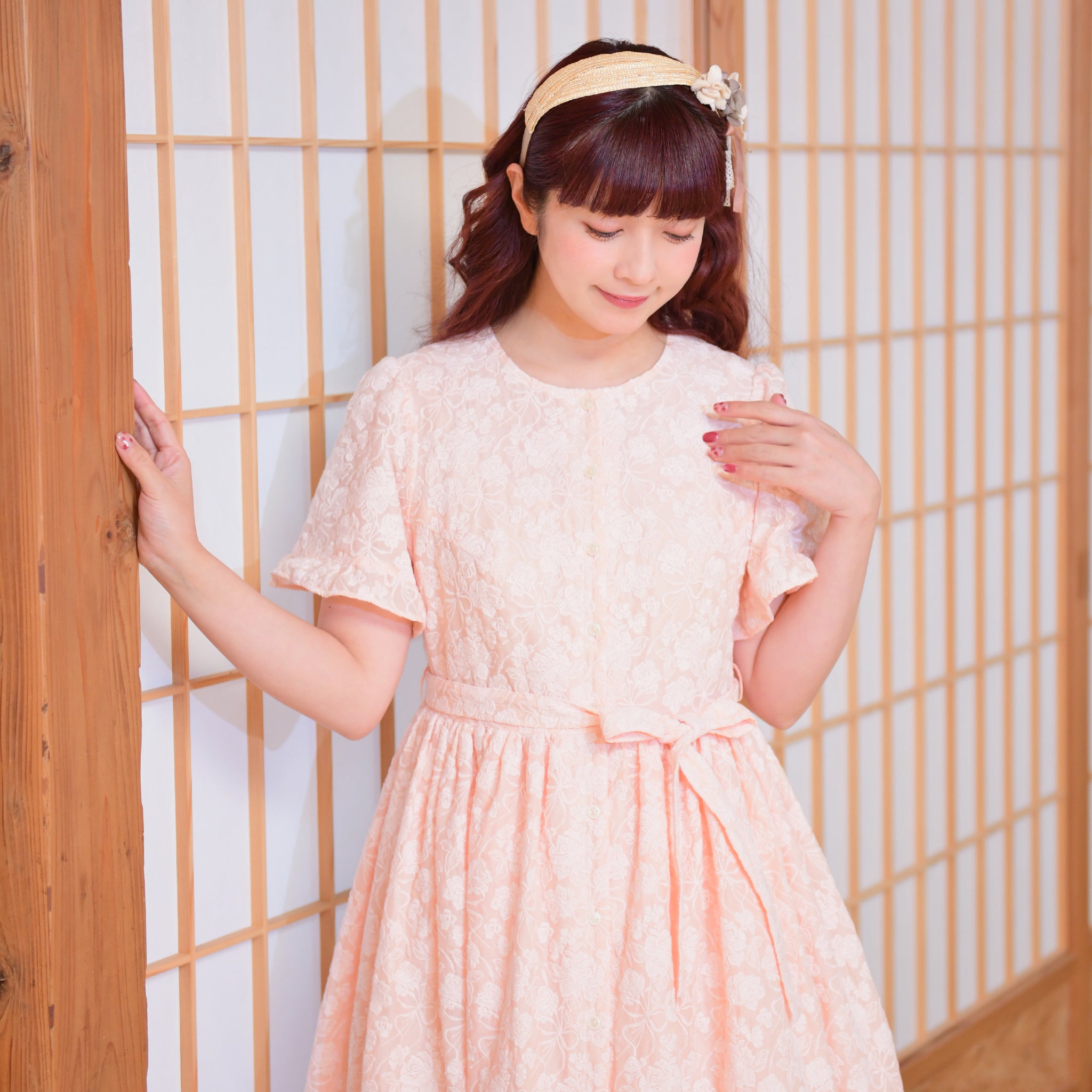 RIER 小花柄 チュニックワンピース リアー 小町ワンピース（renka ep2) -アトリエ小町 – fraisier on-line