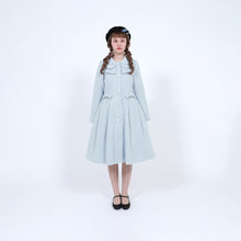 画像をギャラリービューアに読み込む, 【 2nd Reservation 】リボンカラーロングコート(Ribbon collar long coat)
