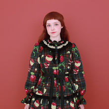 Load image into Gallery viewer, タータンRibbonAppleドレス(Tartan Ribbon Apple long dress)
