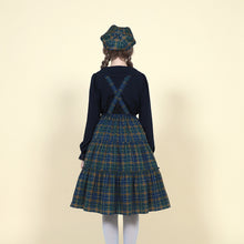 画像をギャラリービューアに読み込む, Preppy Tartanサロペットワンピース(Preppy Tartan Salopette dress)
