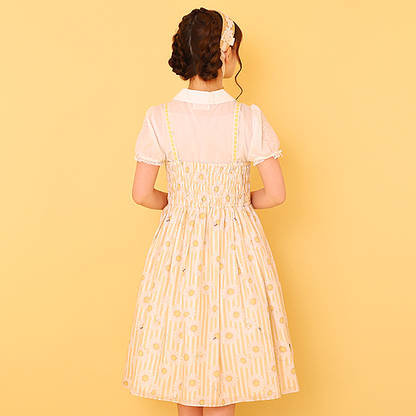 Melody刺繍半袖ブラウス