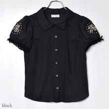 Load image into Gallery viewer, Melody embroidered short sleeve blouse

