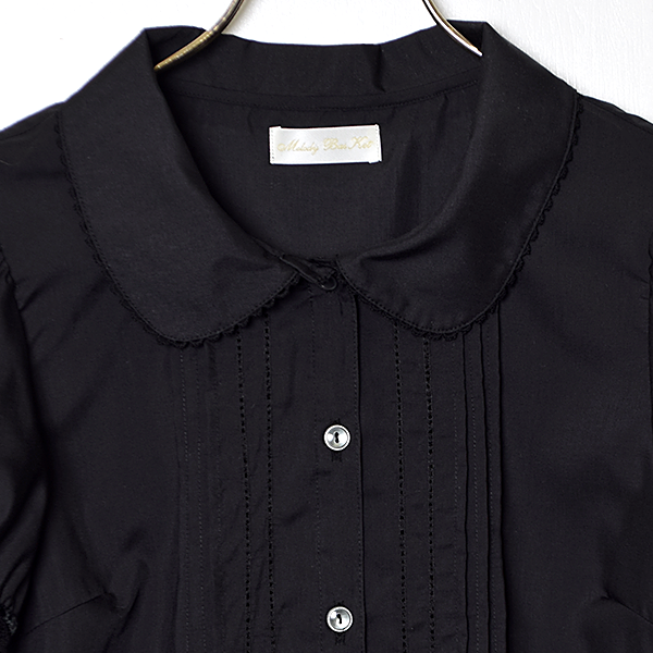 Melody刺繍半袖ブラウス