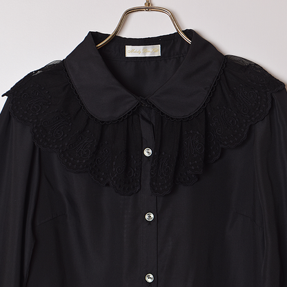 Melody lace long sleeve blouse