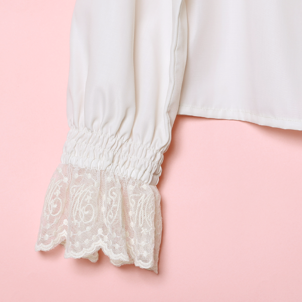 Melody lace long sleeve blouse