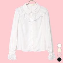 Load image into Gallery viewer, Melody lace long sleeve blouse
