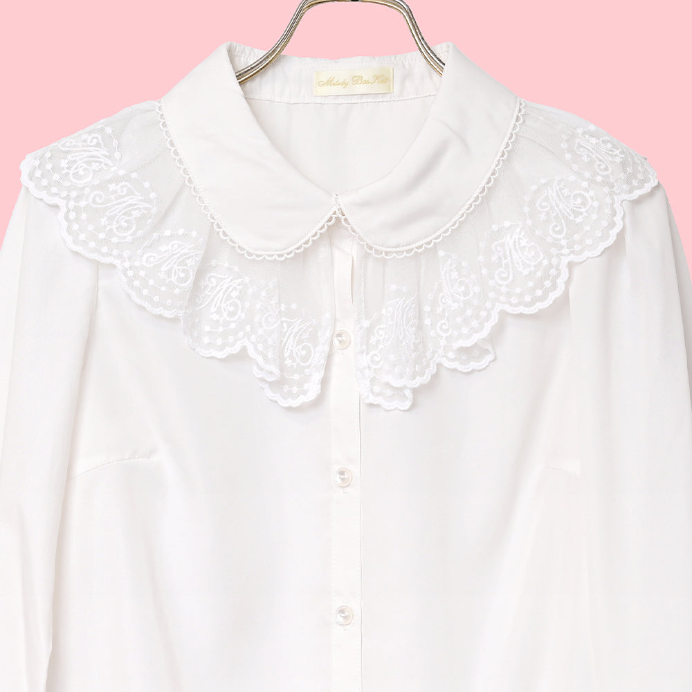 Melody lace long sleeve blouse