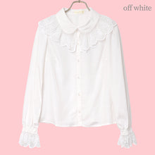 Load image into Gallery viewer, Melody lace long sleeve blouse
