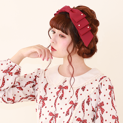 グログランリボンクリップ