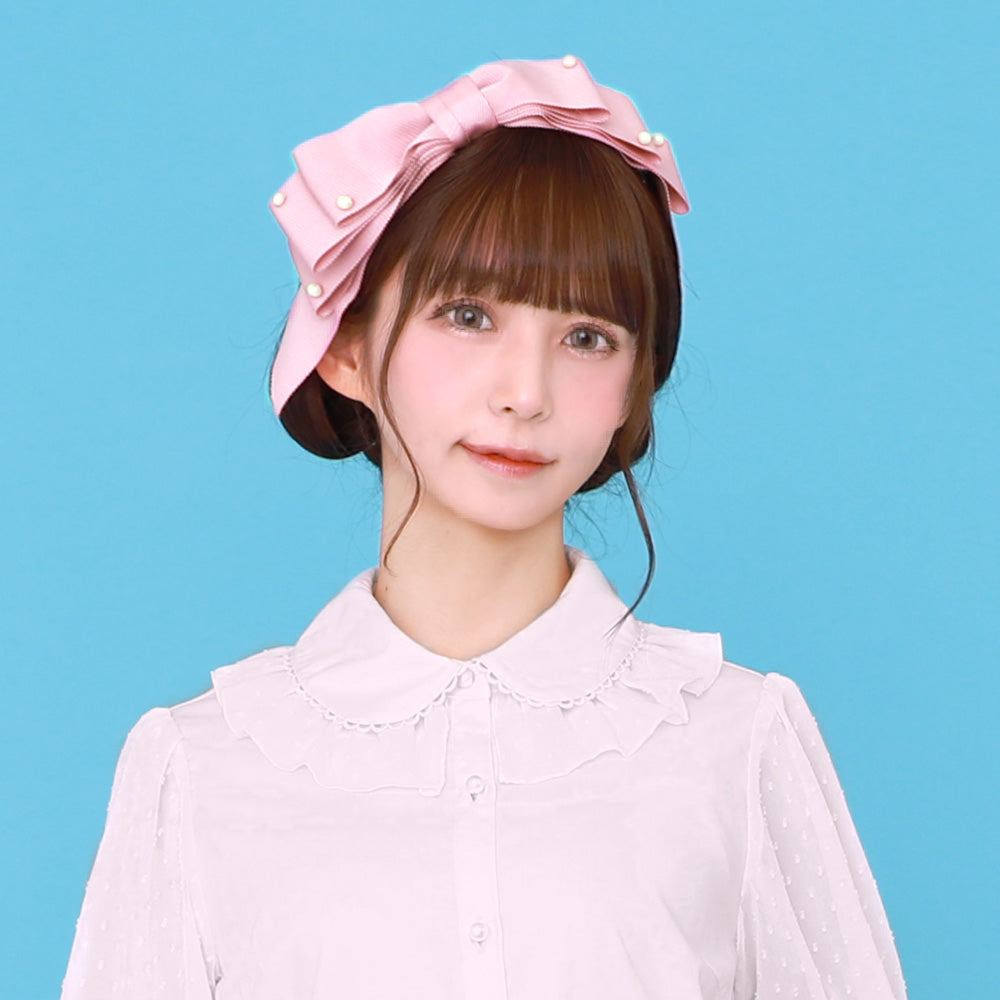 グログランリボンクリップ-Melody BasKet(メロディバスケット