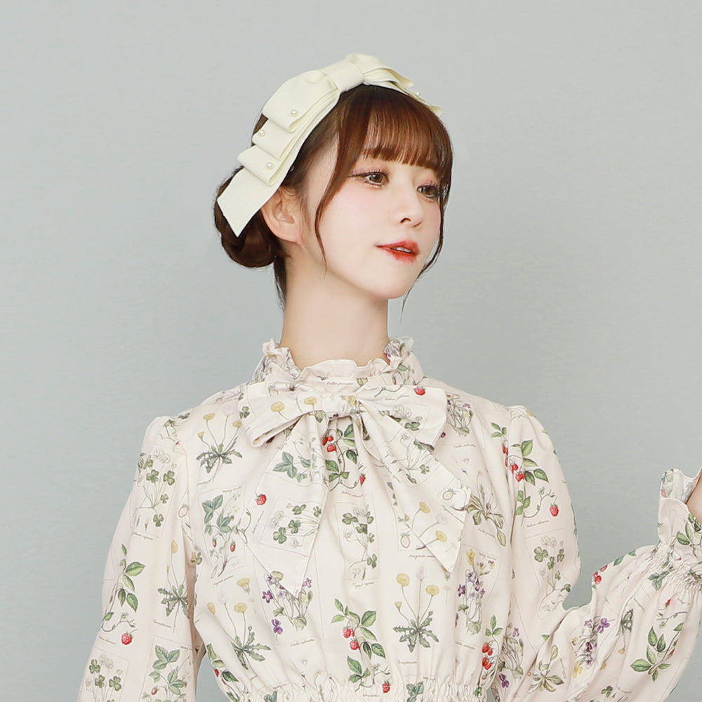 グログランリボンクリップ-Melody BasKet(メロディバスケット