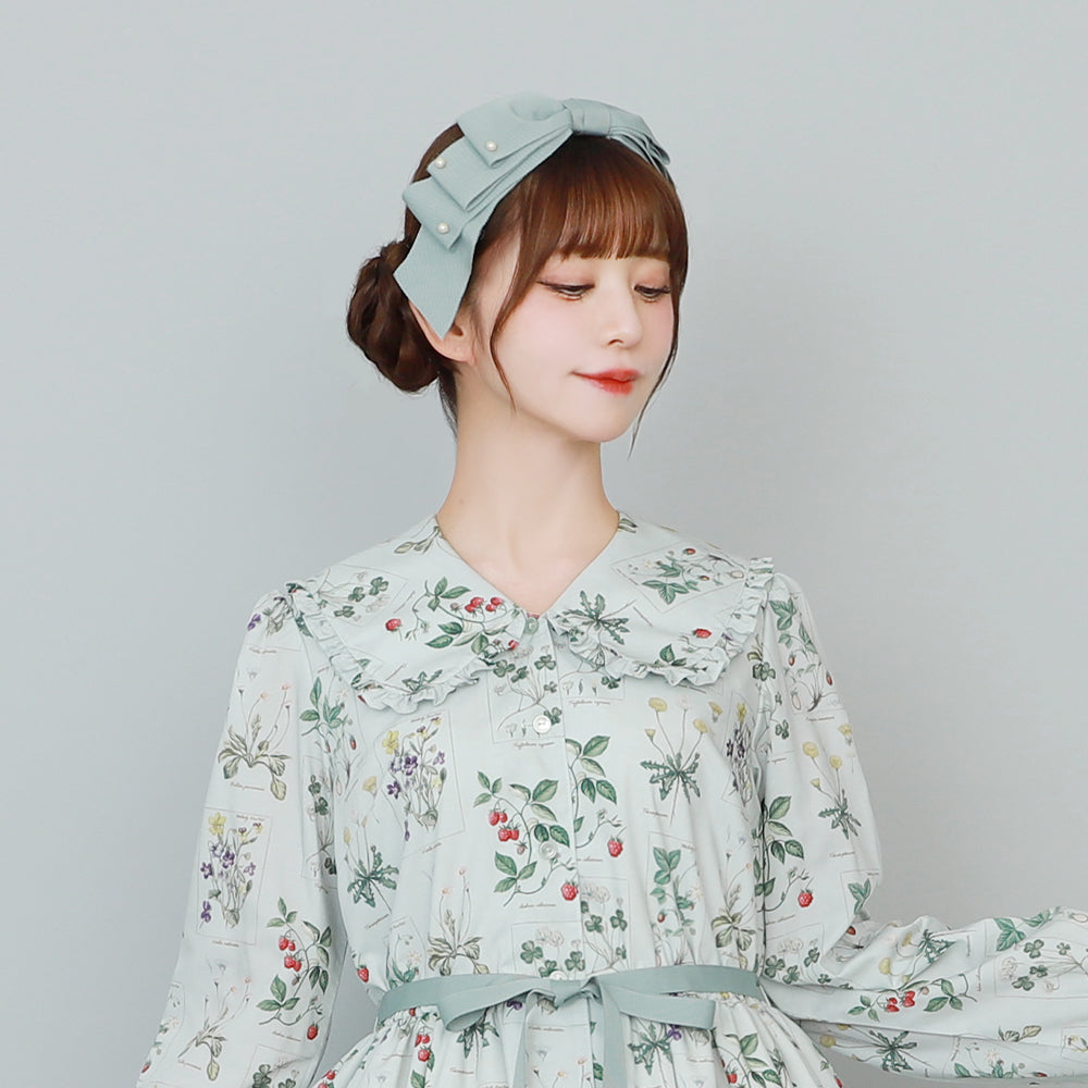 Grosgrain ribbon clip