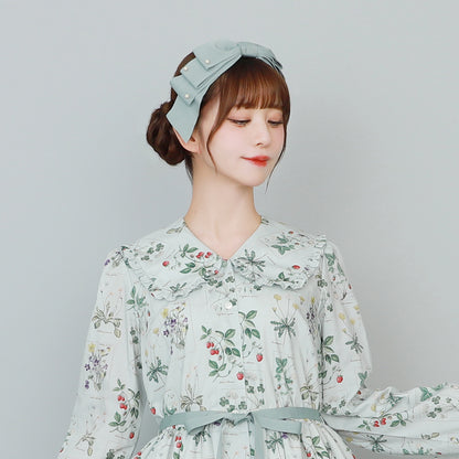 Grosgrain ribbon clip