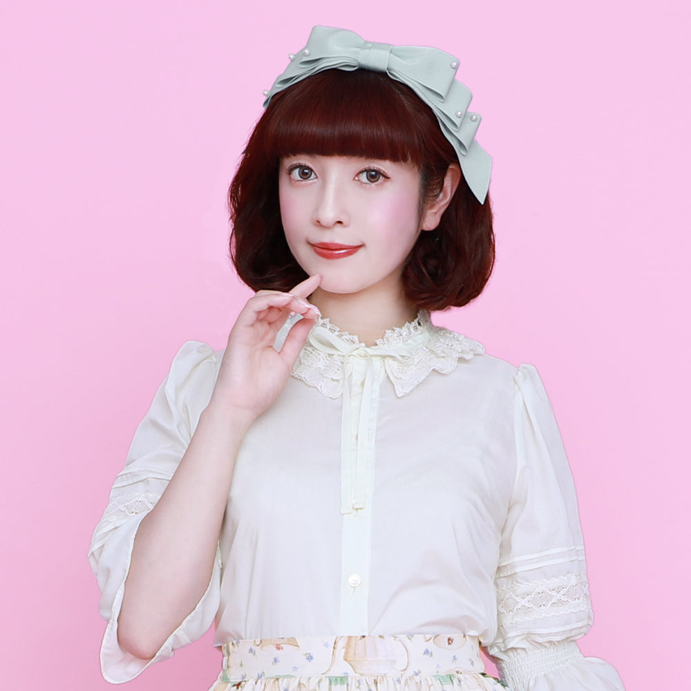 Grosgrain ribbon clip