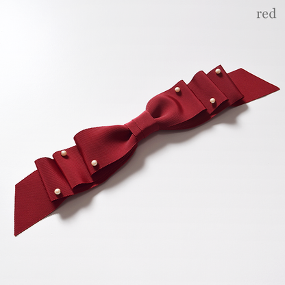 グログランリボンクリップ