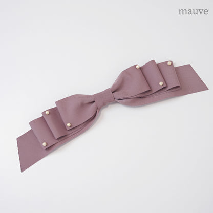 グログランリボンクリップ