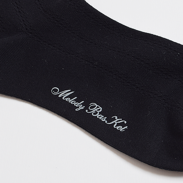 Melody lace crew socks