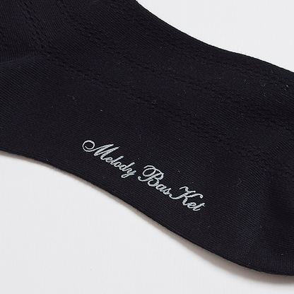 Melody lace crew socks