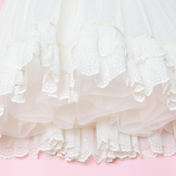 メロバス Cotton candyパニエロングスカート - ロングスカート
