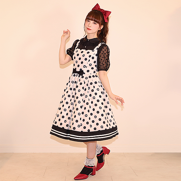 記憶の中の水玉ジャンパースカート