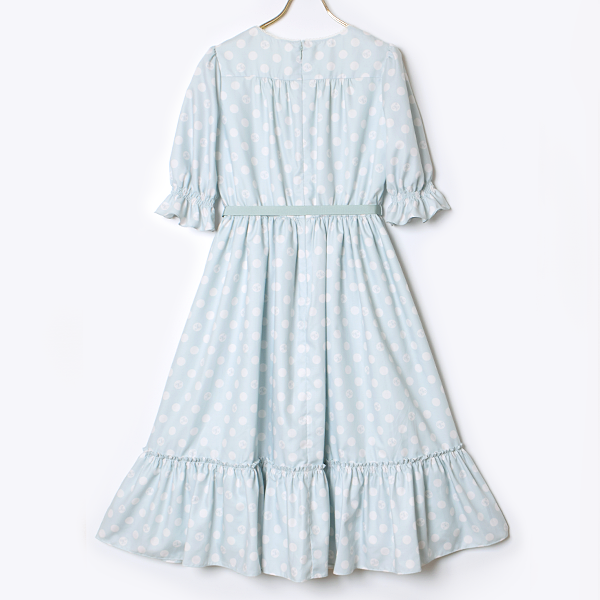 記憶の中の水玉ティアードワンピース