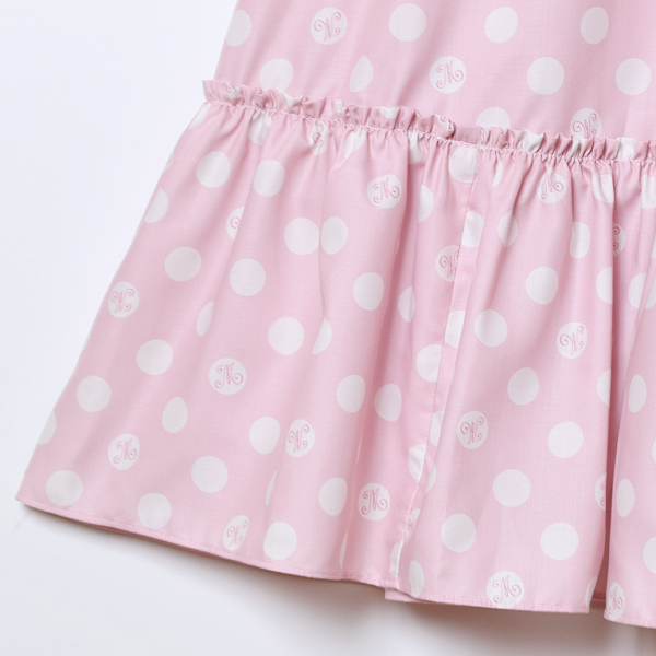 記憶の中の水玉ティアードワンピース