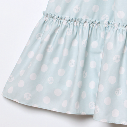 記憶の中の水玉ティアードワンピース