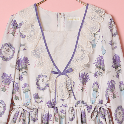 Lavender garden dress