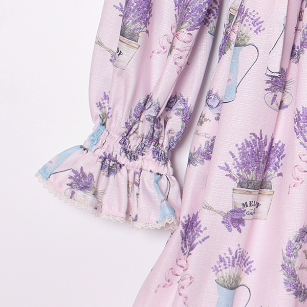 Lavender garden dress