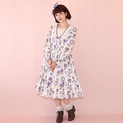 Lavender garden dress