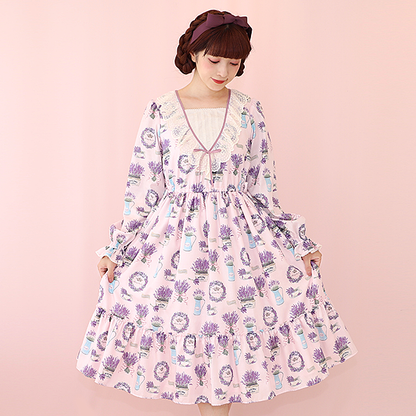 Lavender garden dress