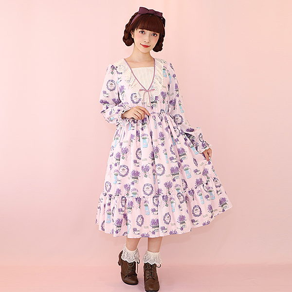 Lavender garden dress