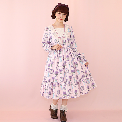 Lavender garden dress