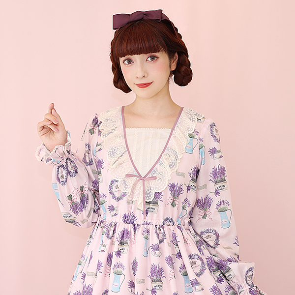 Lavender garden dress