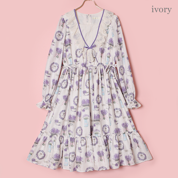 Lavender garden dress
