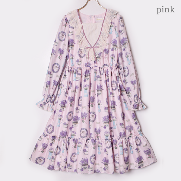 Lavender garden dress