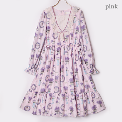 Lavender garden dress