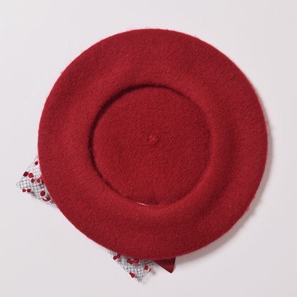 ドットチュールリボンベレー