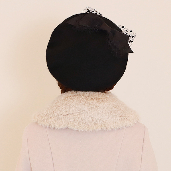 ドットチュールリボンベレー