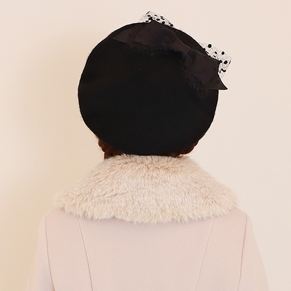 ドットチュールリボンベレー