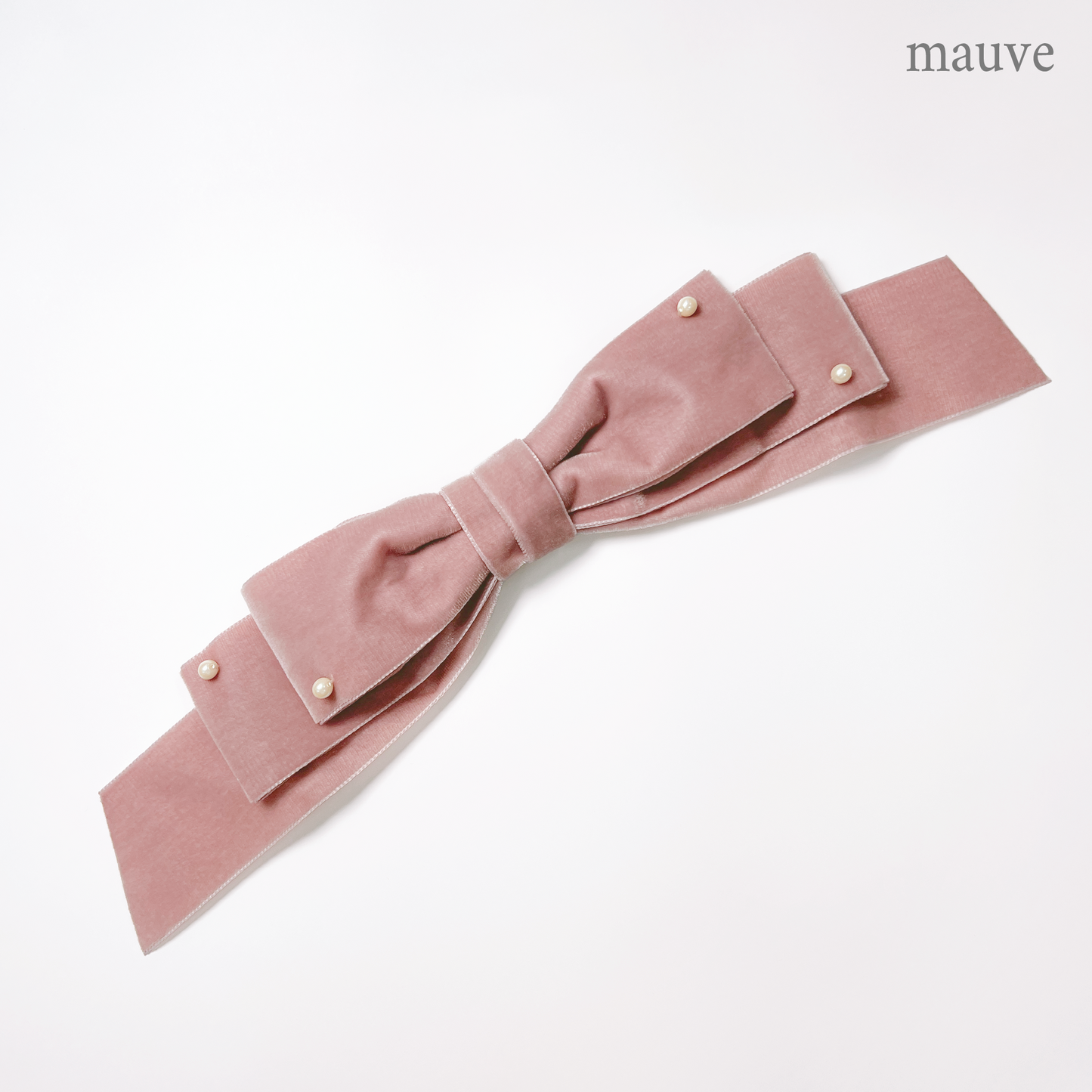 ベルベットリボンクリップ