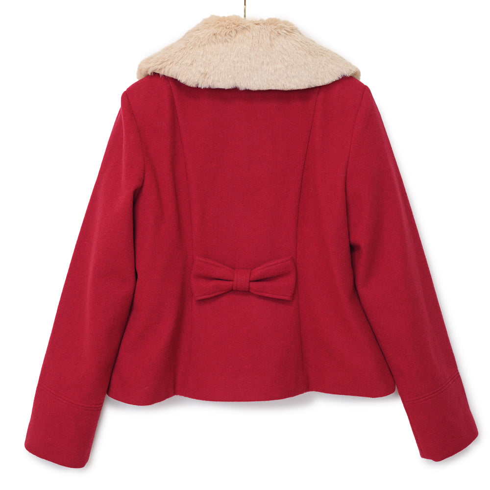 ファーティペットスカラップショートコート