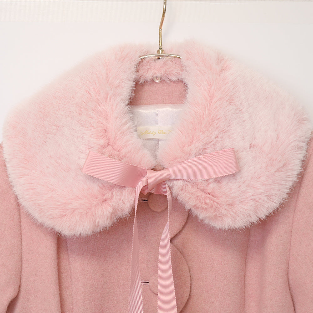 ファーティペットスカラップショートコート