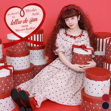 将图片加载到图库查看器，Little dot heart dress
